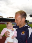 The day Dean Ashton Held my Daughter